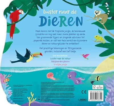 Rebo Publishers Luister naar de dieren - 18 geluiden