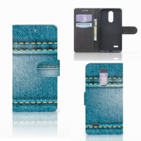LG K4 (2017) Wallet Case met Pasjes Jeans - thumbnail