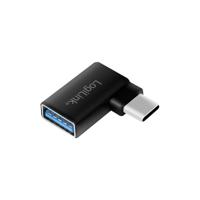 LogiLink USB 3.2 Gen 1 (USB 3.0) Adapter [1x USB 3.2 Gen 1 bus A (USB 3.0) - 1x USB 3.2 Gen 1 stekker C (USB 3.0)] AU0055 90° haaks naar rechts - thumbnail