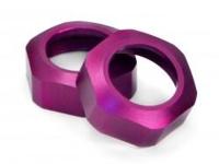 Shock cap 15 x 5.5mm (purple/2pcs) - thumbnail