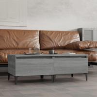 Bijzettafels 2 st 50x46x35 cm bewerkt hout grijs sonoma eiken - thumbnail