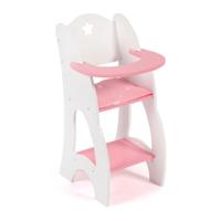 Luxe houten poppenstoel - Pink Stars - thumbnail