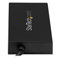 StarTech.com 4 Port USB 3.0 Hub - USB Type-A met 3x USB-A en 1x USB-C Poorten (SuperSpeed 5Gbps), USB Busvoeding, USB 3.1 Gen 1 Adapter Hub, Draagbare Laptop USB Hub (HB30A3A1CFB) - thumbnail