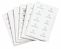 Durable Badgemaker insteekkaartjes ft 54 x 90 mm (voor badges 8004, 8012, 8101, 8111, 8117, 8604 en 86... - thumbnail