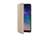 Galaxy A6 (2018) Wallet Cover goud EF-WA600CFEGWW - thumbnail