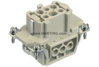 HARTING 09330062701 Businzetstuk Han® E 6 + PE Schroeven 1 stuk(s) - thumbnail