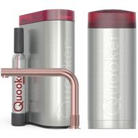 Quooker Front Keukenkraan Set - Kokend Warm- en Koud Water - Rosé Koper - Inclusief COMBI Reservoir & CUBE - Direct Gekoeld Bruisend Water - thumbnail