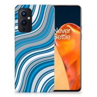 OnePlus 9 | TPU bumper | Waves Blue - thumbnail