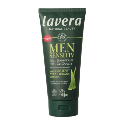 Men sensitiv 3-in-1 showergel bio 200 Milliliter Men sensitiv 3-in-1 showergel bio 200 Milliliter