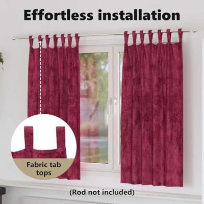 VidaXL Velvet gordijnen 2 pcs wijnrood 175 x 140 cm fluweel VidaXL Velvet gordijnen 2 pcs wijnrood 175 x 140 cm fluweel