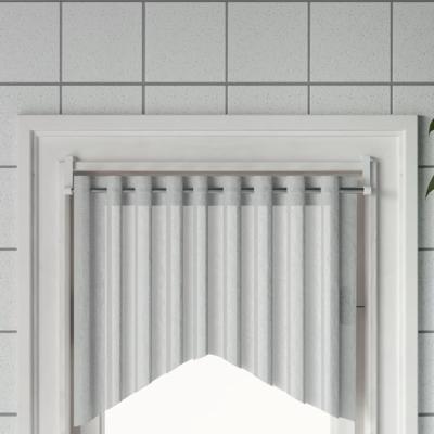 VidaXL Gordijnrails 2 st 60-105 cm aluminium wit en zilverkleurig VidaXL Gordijnrails 2 st 60-105 cm aluminium wit en zilverkleurig