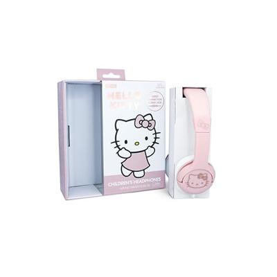 OTL Technoloiges HK1184 Hello Kitty Kinderhoofdtelefoon met bedrade kabel in roze met roségoud