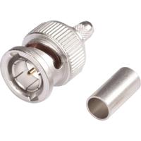 Hicon BNC0.6/2.8HD BNC-connector Stekker, recht 75 Ω 1 stuk(s) - thumbnail