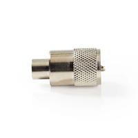 Nedis CSVC43904ME Pl259-connector Mannelijk Voor Rg6 Coaxkabels 25 Stuks Metaal - thumbnail