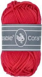 Durable Coral Mini 316 Red - Haakgaren / Breigaren