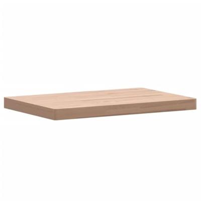 Wastafelblad 60x40x4 cm massief beukenhout - thumbnail