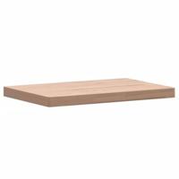 Wastafelblad 60x40x4 cm massief beukenhout - thumbnail