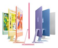 Apple iMac 24 retina scherm 4.5K 512GB SSD 16GB RAM M4 chip 10-core CPU 10-core GPU Zilver (2024) - thumbnail