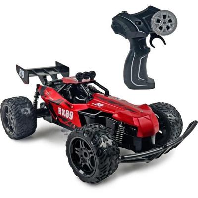 Auto met afstandsbediening - TURBO CHALLENGE - RX Car 89 093721 - Rood - 1/12 - Inclusief oplaadbare batterij en batterijen - Metaal