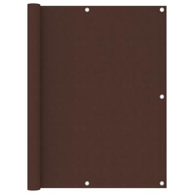 Balkonscherm 120x300 cm oxford stof bruin Balkonscherm 120x300 cm oxford stof bruin