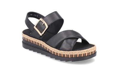 Rieker V7951 00 schwarz Zwart maat 40 Rieker V7951 00 schwarz Zwart maat 40