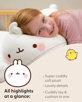 Molang Supersoft lang Molang kussen - 56 cm - thumbnail
