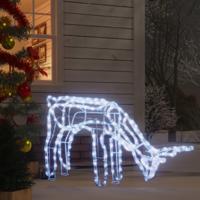 VidaXL Kerstverlichting rendieren koudwit 73x31x45 cm - thumbnail