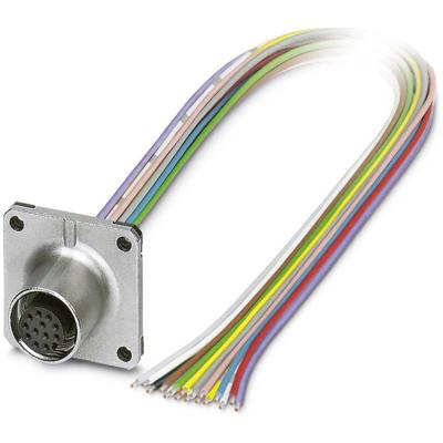 Phoenix Contact 1441736 Sensor/actuator inbouwconnector M12 Aantal polen (sensoren): 17 Bus, inbouw 0.50 m 1 stuk(s)