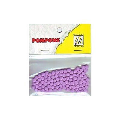 Nellie's Choice • pompoms mini 3mm 100stuks/pkg col. 17 orchid