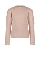 Le Chic Meisjes top fijn kabel gebreid - Okido - Roze quartz - thumbnail