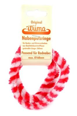 Wüma naafreinigingsring hub cleaning ring red/white