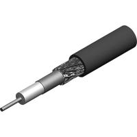 Telegärtner 100012964 Coaxkabel Buitendiameter: 5.70 mm Low Loss 240 FR ZH LS 50 Ω Zwart per meter - thumbnail