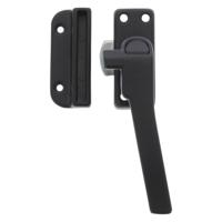 Starx raamsluiting rechts zwart - met nok en knop - thumbnail