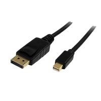 Delock 82438 DisplayPort-kabel DisplayPort / Mini-displayport Aansluitkabel Mini DisplayPort-stekker, DisplayPort-stekker 2 m Zwart 4K UHD, Vergulde - thumbnail