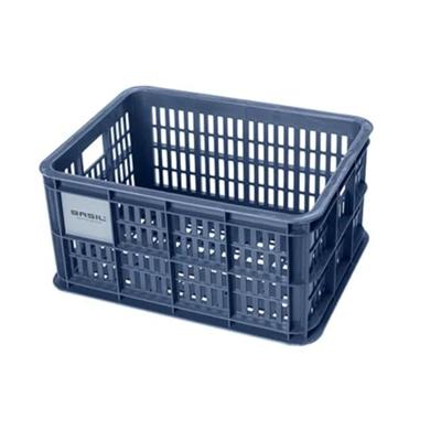 Gerecyclede fietskrat Basil Crate S 17.5 liter 29 x 39 x 20 cm - moss green Gerecyclede fietskrat Basil Crate S 17.5 liter 29 x 39 x 20 cm - moss green