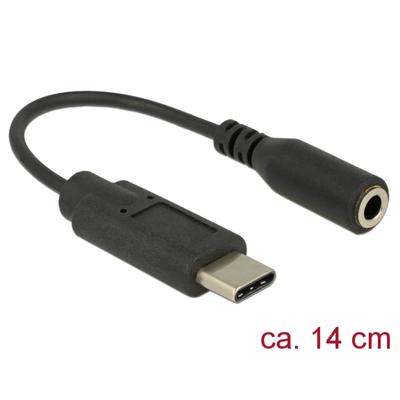Delock 65842 Audioadapter USB Type-C male > Stereojack female 14cm