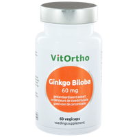 VitOrtho Ginkgo Biloba Extract 60mg Capsules - thumbnail