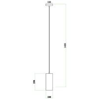 Deko Light Barrel 342051 Hanglamp LED, Halogeen E27 40 W Zwart - thumbnail