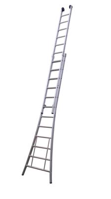 Little Jumbo Opsteekladder SuperPRO geanodiseerd uitgebogen bomen 2x18 - 1250400218