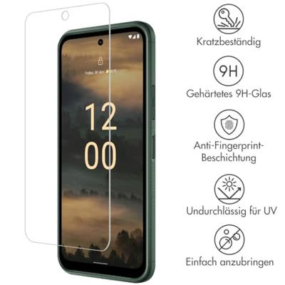 Accezz Gehard Glas Screenprotector Nokia XR21 Smartphone screenprotector Transparant
