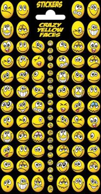 Totum Stickervel twinkle - grappige gezichten