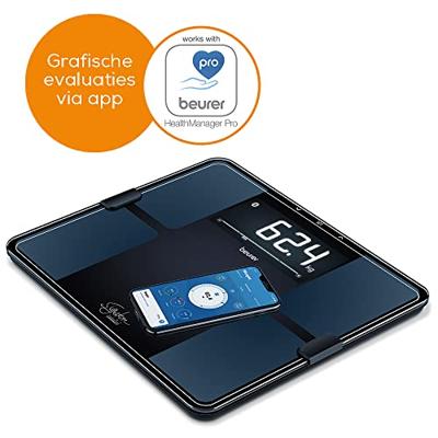 Beurer BF 915 76007 Personenweegschaal Digitaal Weegbereik (max.): 200 kg Zwart Met Bluetooth