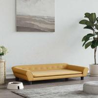 VidaXL Hondenmand 100x50x21 cm fluweel bruin - thumbnail