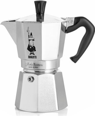 Italiaanse Koffiepot Bialetti 0001165/X4 Zilverkleurig Metaal Roestvrij staal Aluminium 1 L - thumbnail