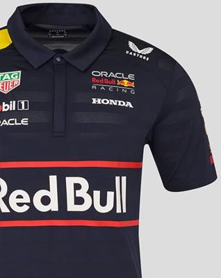 Red Bull Racing Polo - L - Heren - Team Polo 2025 - Max Verstappen