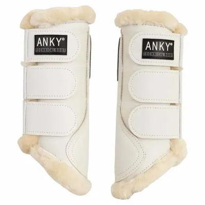 Anky Gel Impact ATB22001 Beenbeschermer wit maat:m Anky Gel Impact ATB22001 Beenbeschermer wit maat:m