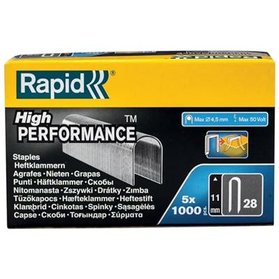 Rapid Nieten Type 28 DP Gegalvaniseerd, Box 5x1000st Lengte 11mm