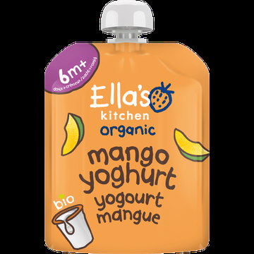 Ella's Kitchen Mango yoghurt 6+ biologisch 90 g bij Jumbo Ella's Kitchen Mango yoghurt 6+ biologisch 90 g bij Jumbo