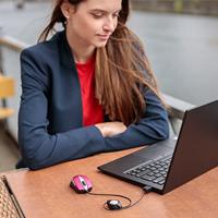 Go Mini Optical Travel Mouse - Muis - rechts- en linkshandig - optisch - 3 knoppen - met bekabeling - USB - thumbnail