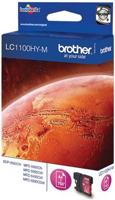 Brother inktcartridge, 750 pagina's, OEM LC-1100HYM, magenta - thumbnail